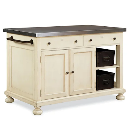 Kitchen Island with Slide Out Table